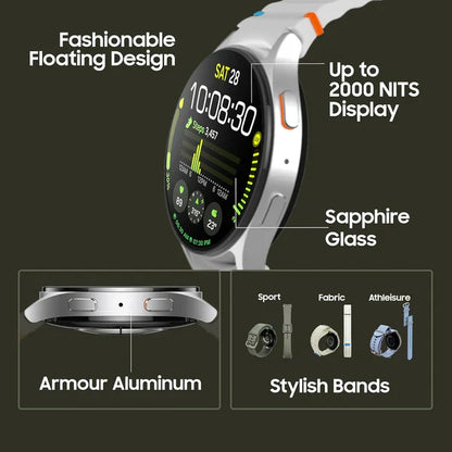 Combo Offer- Smart Watch7 : AI-Powered (44mm, Green, BT+LTE)| 1-Year Warranty + Free Earbuds Pro2
